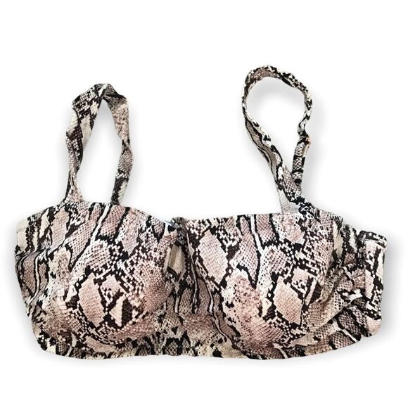 3/$15 Animal print bathing suit top / push up bra - Picture 1 of 6